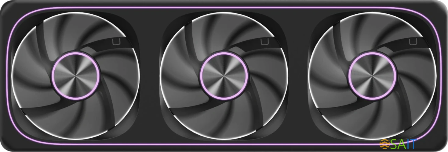 Вентилятор для корпуса Formula Air Fusion 3 BK ARGB 360х120x28 черный 4-pin 34.95дБ Ret