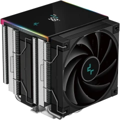 Устройство охлаждения(кулер) Deepcool AK620 Digital SE ARGB Soc-AM5/AM4/1200/1700/1851 черный 4-pin 19-28dB Al+Cu LCD 260W 1400gr Ret (R-AK620-BKADMN-GJD)