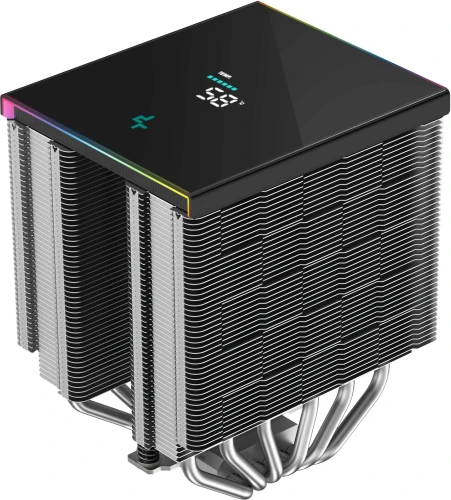 Устройство охлаждения(кулер) Deepcool AK620 Digital SE ARGB Soc-AM5/AM4/1200/1700/1851 черный 4-pin 19-28dB Al+Cu LCD 260W 1400gr Ret (R-AK620-BKADMN-GJD)