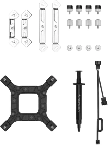 Устройство охлаждения(кулер) Deepcool AK620 Digital SE ARGB Soc-AM5/AM4/1200/1700/1851 черный 4-pin 19-28dB Al+Cu LCD 260W 1400gr Ret (R-AK620-BKADMN-GJD)