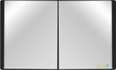 Папка с 100 прозр.вклад. Silwerhof Eco A4 пластик 0.7мм черный