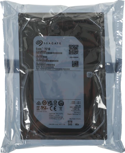 Жесткий диск Seagate SAS 6TB ST6000NM005B Server Exos 7E10 4KN (7200rpm) 256Mb 3.5"