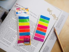 Закладки самокл. пластиковые Stick`n 27086 45x12мм 8цв.в упак. 10лист