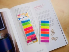 Закладки самокл. пластиковые Stick`n 27086 45x12мм 8цв.в упак. 10лист