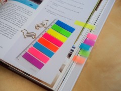 Закладки самокл. пластиковые Stick`n 27086 45x12мм 8цв.в упак. 10лист