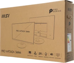 Монитор MSI 23.8&quot; Pro MP242A черный IPS LED 1ms 16:9 HDMI M/M 300cd 178гр/178гр 1920x1080 100Hz VGA DP FHD 3.07кг