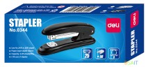 Степлер Deli E0344 24/6 26/6 (25листов) ассорти 50скоб металл коробка