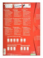 Этикетки Avery Zweckform L4784-20 29.6x63.5мм 27шт на листе/120г/м2/20л./белый ацетатный шелк самоклей. для лазерной печати
