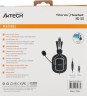 Наушники с микрофоном A4Tech HU-50 черный 2м накладные USB оголовье