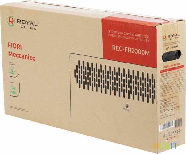 Конвектор Royal Clima FIORI Meccanico REC-FR2000M 2000Вт белый