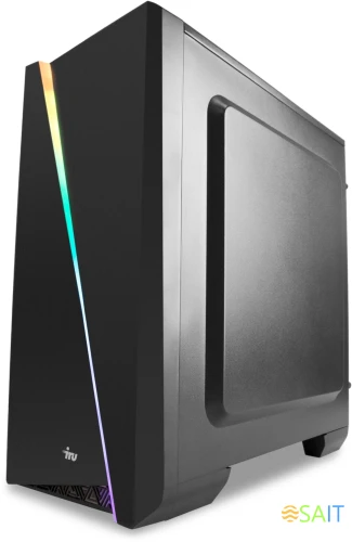 ПК IRU Game 320A5GE MT Ryzen 5 5500 (3.6) 16Gb SSD512Gb GTX1650 4Gb Free DOS GbitEth 400W черный (1991236)