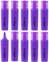 Набор текстовыделителей Deli Accent ES621VIOLET-P Delight скошенный пиш. наконечник 1-5мм фиолетовый (10шт.)