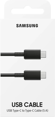 Кабель Samsung EP-DN975 EP-DN975BBEGWW USB Type-C (m)-USB Type-C (m) 1м черный коробка (упак.:1шт)