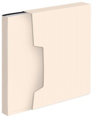 Папка с 80 прозр.вклад. Бюрократ DeLuxe DLVBOX80MILK A4 пластик 0.7мм молочный в коробе