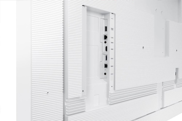 Панель Samsung 65" WM65B Flip Chart Pro белый E-LED BLU LED 8ms 16:9 HDMI M/M матовая 350cd 178гр/178гр 3840x2160 4K USB 39.7кг