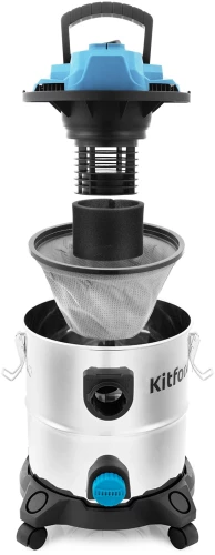 Пылесос Kitfort KT-548 1000Вт голубой/серебристый