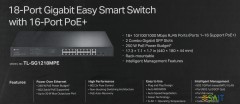 Коммутатор TP-Link TL-SG1218MPE (L2) 18x1Гбит/с 2xКомбо(1000BASE-T/SFP) 16PoE+ 192W управляемый