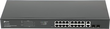 Коммутатор TP-Link TL-SG1218MPE (L2) 18x1Гбит/с 2xКомбо(1000BASE-T/SFP) 16PoE+ 192W управляемый