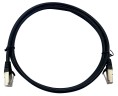 Патч-корд Buro BU-7-1.5M STP 4 пары cat.7 CCA molded 1.5м черный RJ-45 (m)-RJ-45 (m)