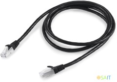 Патч-корд Buro BU-7-1.5M STP 4 пары cat.7 CCA molded 1.5м черный RJ-45 (m)-RJ-45 (m)