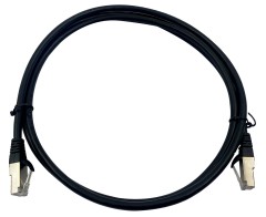 Патч-корд Buro BU-7-1.5M STP 4 пары cat.7 CCA molded 1.5м черный RJ-45 (m)-RJ-45 (m)