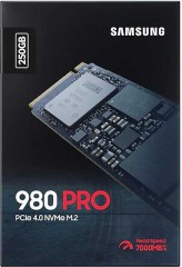 Накопитель SSD Samsung PCIe 4.0 x4 250GB MZ-V8P250BW 980 PRO M.2 2280