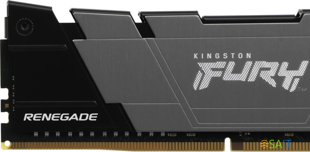 Память DDR4 2x16GB 3200MHz Kingston KF432C16RB12K2/32 Fury Renegade Black RTL Gaming PC4-25600 CL16 DIMM 288-pin 1.35В dual rank с радиатором Ret