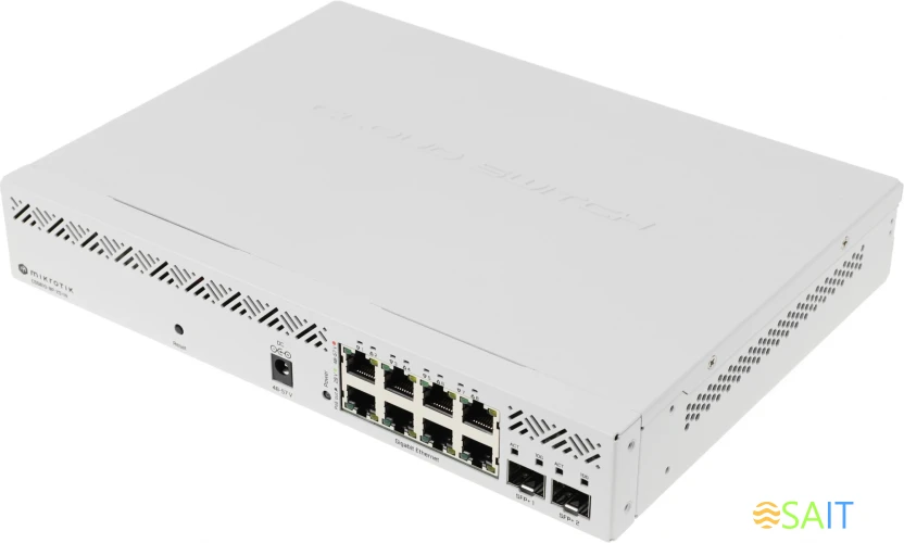 Коммутатор MikroTik CSS610-8P-2S+IN 8x1Гбит/с 2SFP+ 8PoE 8PPoE 140W управляемый