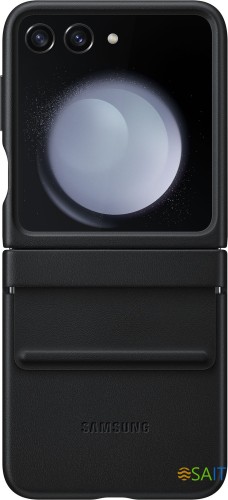Чехол (клип-кейс) Samsung для Samsung Galaxy Z Flip5 Flap Eco-Leather Case B5 черный (EF-VF731PBEGRU)
