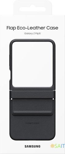 Чехол (клип-кейс) Samsung для Samsung Galaxy Z Flip5 Flap Eco-Leather Case B5 черный (EF-VF731PBEGRU)