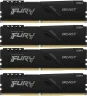Память DDR4 4x32GB 3200MHz Kingston KF432C16BBK4/128 Fury Beast Black RTL Gaming PC4-25600 CL16 DIMM 288-pin 1.35В dual rank с радиатором Ret