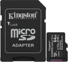 Флеш карта microSDXC 64GB Kingston SDCS3/64GB Canvas Select Plus V10 A1 + adapter