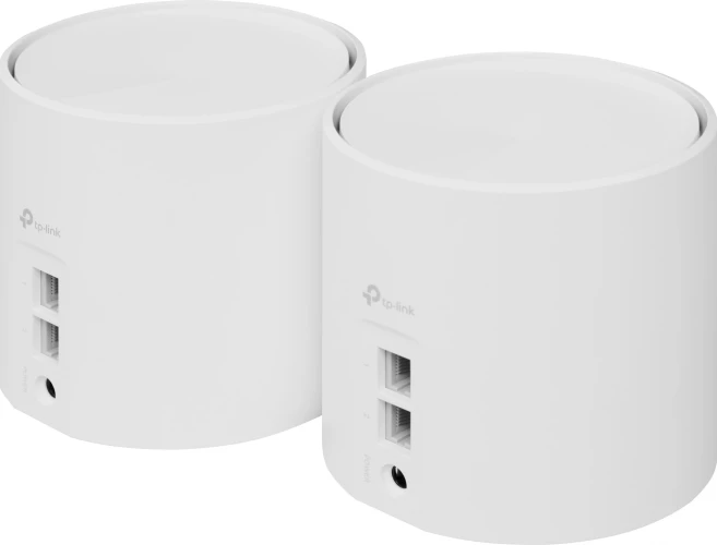 Бесшовный Mesh роутер TP-Link Deco X20(2-PACK) AX1800 10/100/1000BASE-TX белый (упак.:2шт)