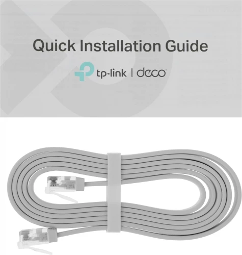 Бесшовный Mesh роутер TP-Link Deco X20(2-PACK) AX1800 10/100/1000BASE-TX белый (упак.:2шт)