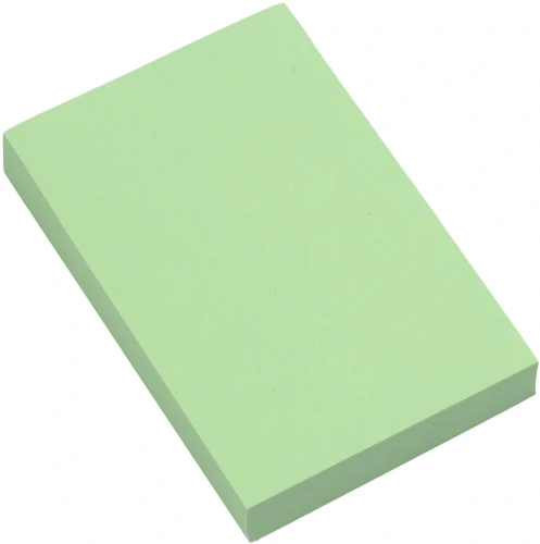 Блок самоклеящийся бумажный Silwerhof Daily 51x76мм 100лист. 75г/м2 пастель зеленый