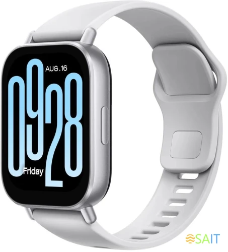 Смарт-часы Xiaomi Redmi Watch 5 Active 2" LCD корп.серебристый рем.серебристый разм.брасл.:135-205мм (BHR8790GL)