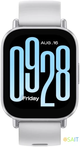 Смарт-часы Xiaomi Redmi Watch 5 Active 2" LCD корп.серебристый рем.серебристый разм.брасл.:135-205мм (BHR8790GL)