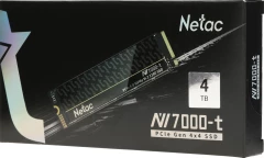 Накопитель SSD Netac PCIe 4.0 x4 4TB NT01NV7000T-4T0-E4X NV7000-t M.2 2280 1.91 DWPD