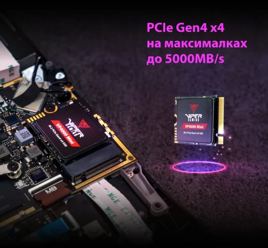 Накопитель SSD Patriot PCIe 4.0 x4 1TB VP4000M1TBM23 VP4000 Mini M.2 2230