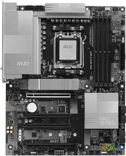 Материнская плата MSI PRO X870-P WIFI Socket AM5 AMD X870 4xDDR5 ATX AC`97 8ch(7.1) 5Gigabit RAID+HDMI