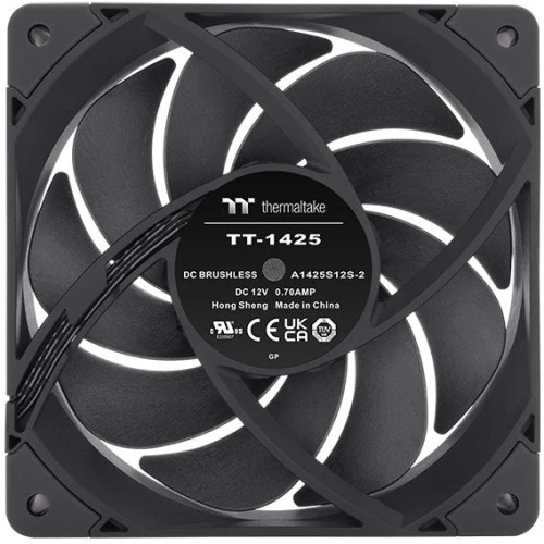 Вентилятор для корпуса Thermaltake TOUGHFAN 14 Pro 140х140x25 черный 4-pin 31.6дБ (CL-F140-PL14BL-A) Ret