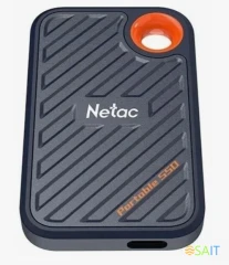 Накопитель SSD Netac USB-C 1000Gb NT01ZX20-001T-32BL ZX20 2.5" синий
