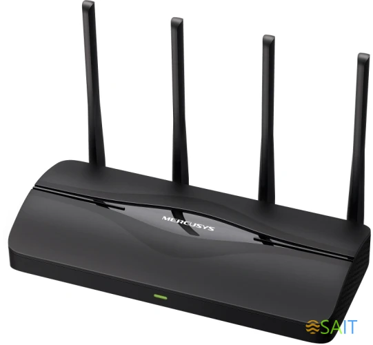 Роутер беспроводной Mercusys MR27BE BE3600 10/100/1000/2500BASE-T черный