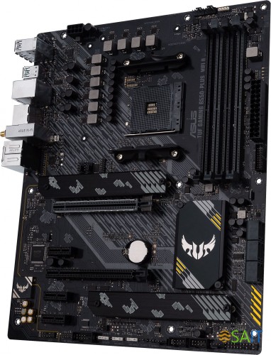 Материнская плата Asus TUF GAMING B550-PLUS WIFI II Soc-AM4 AMD B550 4xDDR4 ATX AC`97 8ch(7.1) 2.5Gg RAID+HDMI+DP