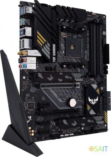 Материнская плата Asus TUF GAMING B550-PLUS WIFI II Soc-AM4 AMD B550 4xDDR4 ATX AC`97 8ch(7.1) 2.5Gg RAID+HDMI+DP