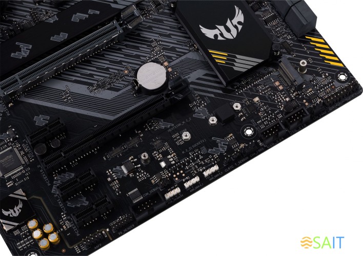 Материнская плата Asus TUF GAMING B550-PLUS WIFI II Soc-AM4 AMD B550 4xDDR4 ATX AC`97 8ch(7.1) 2.5Gg RAID+HDMI+DP