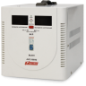 Стабилизатор POWERMAN AVS 3000D, ступенчатый регулятор, цифровые индикаторы уровней напряжения, 3000ВА, 140-260В, максимальный входной ток 20А, клеммная колодка, IP-20, напольный,  280мм х 200мм х 225мм, 6.8 кг. POWERMAN AVS 3000D