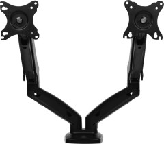 Кронштейн для мониторов Ultramounts UM705 черный 13"-27" макс.13кг настольный поворот и наклон верт.перемещ.