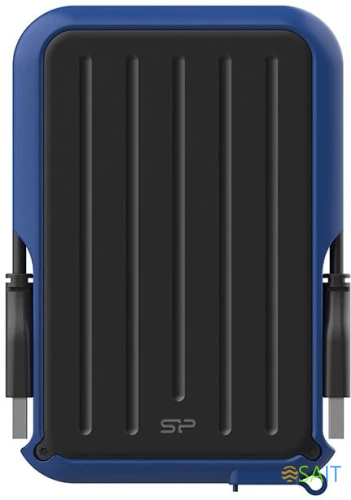 Жесткий диск Silicon Power USB 3.0 4TB SP040TBPHD66LS3B Armor A66 2.5" синий