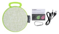 Колонка порт. Hyundai H-PAC130 св.зеленый 3W 1.0 BT 10м 300mAh